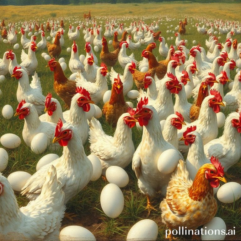 how many eggs will 20 chickens lay